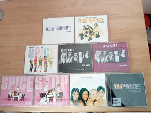 Spice girls singles - spice, singles,