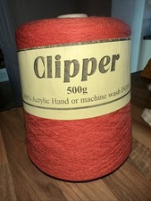 Red Machine Knitting Wool