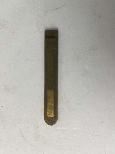 Antique brass reed from pump - a,