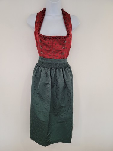 Vintage dress red - red, oktoberfest
