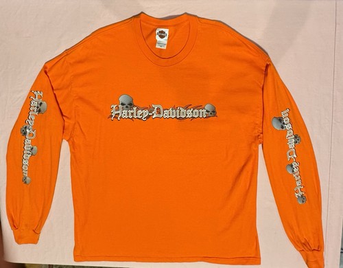 Harley davidson men orange - men's,