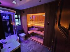 SAUNA - MADE TO MEASURE INDOOR HOME WOODEN HOUSE BATHROOM SAUNA CABIN – BESPOKE