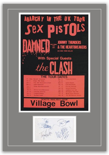 The clash concert poster and - clash,