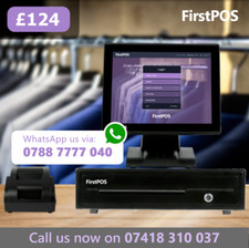 15" AIO Cash Register Touchscreen EPOS Till System For Retail Fashion Boutique