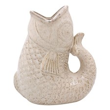 Ceramic Fish Gurgle Jug Vase