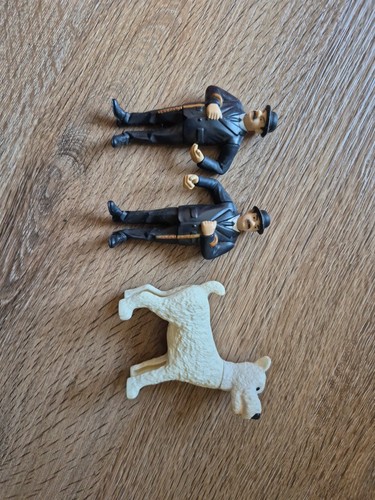 Vintage tintin pvc figurines - tintin,