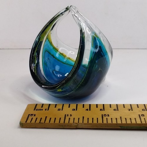 Mdina glass basket small but - small,