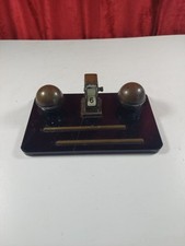 Antique Ink Wells Desk Calendar