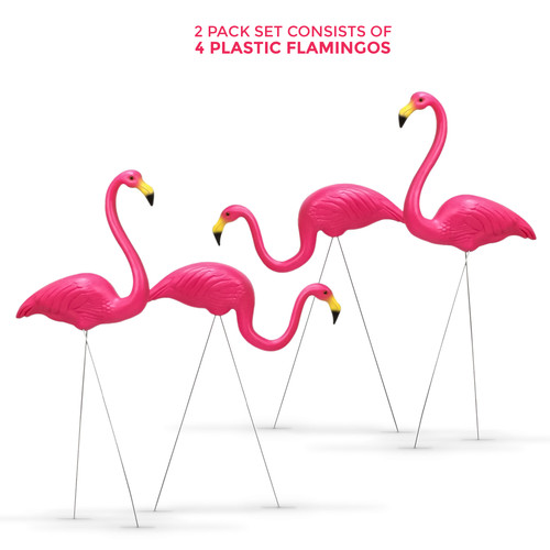 Pcs garden pink flamingo - 2,