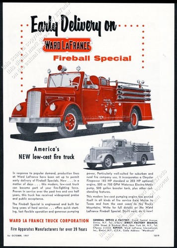 1957 ward lafrance fireball - 1957,