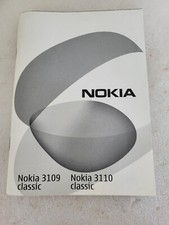 Nokia 3109 3110 Classic Mobile Phone Instructions Manual User Guide