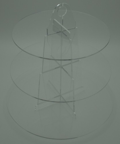 Cup cake stand with carrying - cake,