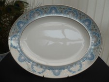 Wedgwood "Dolphins Blue" Oval