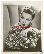 Judy Garland autographed photo