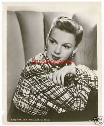 Judy garland autographed - garland, photo
