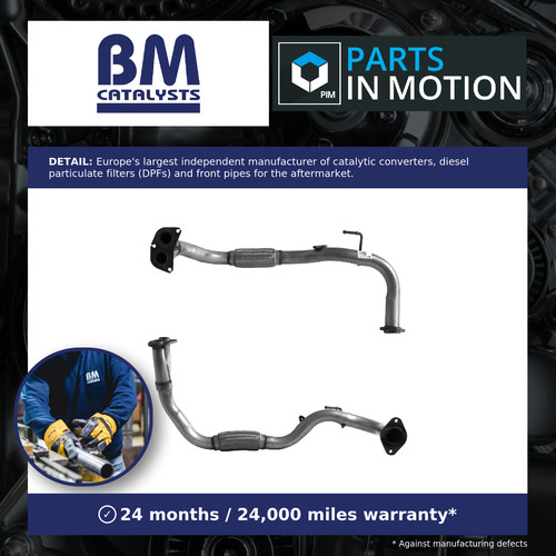Exhaust front down pipe fits - exhaust,