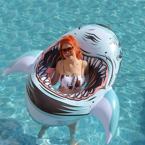 Inflatable shark float - float,ride, on