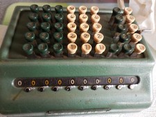 VINTAGE 1950's PLUS ADDING MACHINE CALCULATOR BELL PUNCH COMPANY LTD working