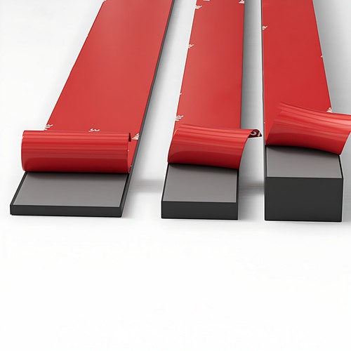 New rubber strip - rubber, adhesive