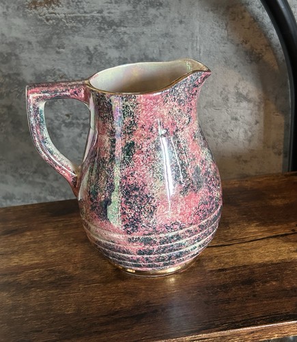 Large vtg mottled pink and - mottled,