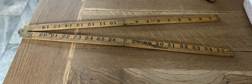 Vintage wooden folding - vintage,
