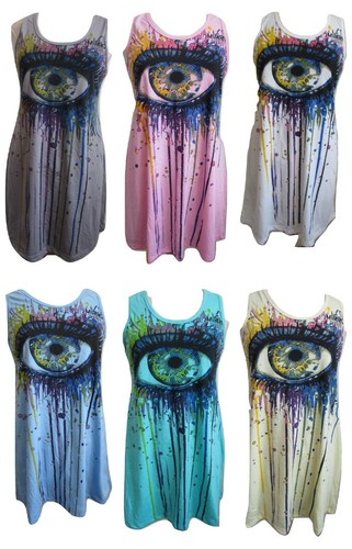 Dripping eye yoga - top, vest