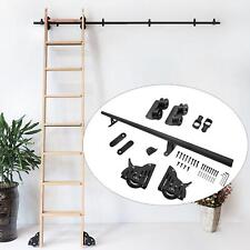 Rolling Library Ladder Hardware Kit Heavy Duty Professional Top Roller