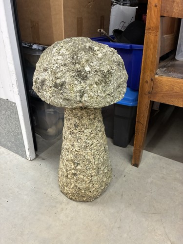 Granite mushroom garden - granite, mushroom,garden