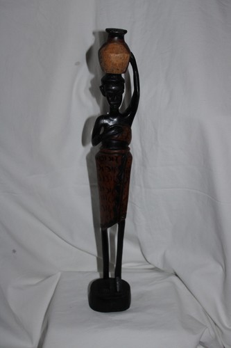 Vintage tribal african carved - vintage,