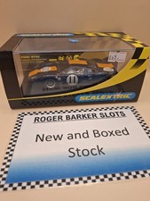 Scalextric C2755 Ford GT40 Blue Orange #11 1:32 Scale Slot Car