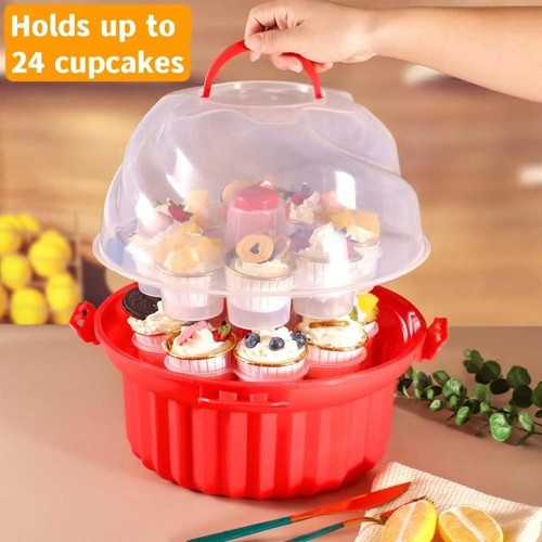 Tier cupcake carrier holder - 3-tier,