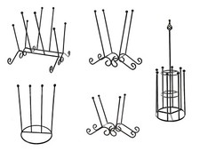 Heavy Duty Metal Wellington Boot Rack - Wellie Stand Welly Holder Storage 