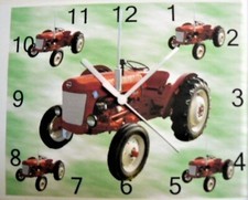 tractor bmc mini wall hanging clock classic small tractor bmc