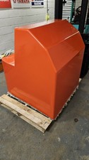 2ND GRADE Orange DOUBLE CONSOLE 110 x 116 x 124 cm MOULDING Boat Rib Fibreglass