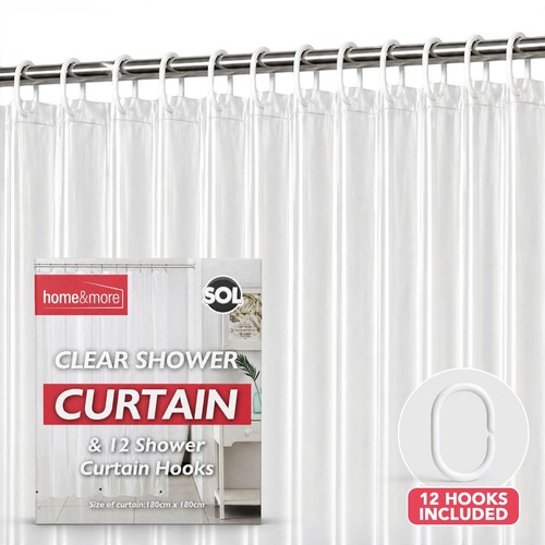 Shower curtains clear with - shower,