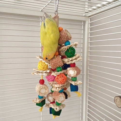Chewing toy bird cage biting - toy,