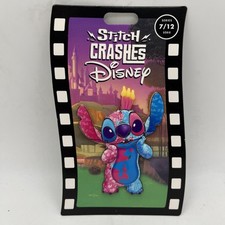Disney Pin Stitch Crashes Jumbo Limited Edition Mulan 7 / 12  carded VGC