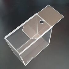 4L Nano Acrylic Fish Tank – Sliding Lid, Feeding Hole, Breeding Box, 20x20x11cm