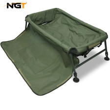 NGT Deluxe Carp Fishing Cradle Unhooking Mat Knee Pad System Aluminium Framed