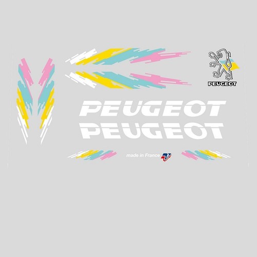 Peugeot bicycle frame stickers - bicycle,
