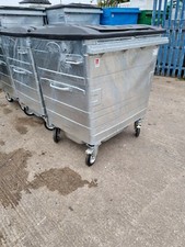 1100 Litre Metal Wheelie Bin