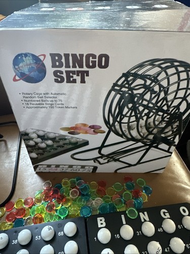 Bin bingo game - bingo, cage
