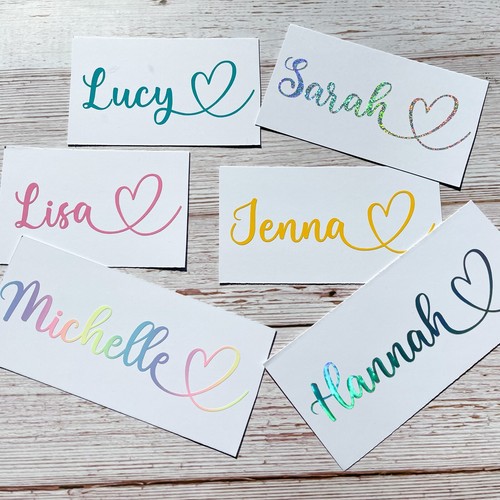 Personalised name sticker - personalised,