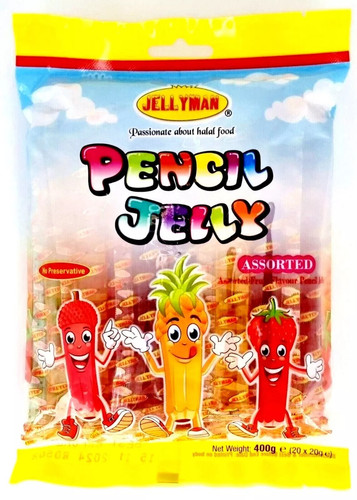 Fruity jellies straws - fruity,