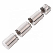 3 in 1 Keyring Tablets Medicine Container Pill Box Key Chain Drug Holder