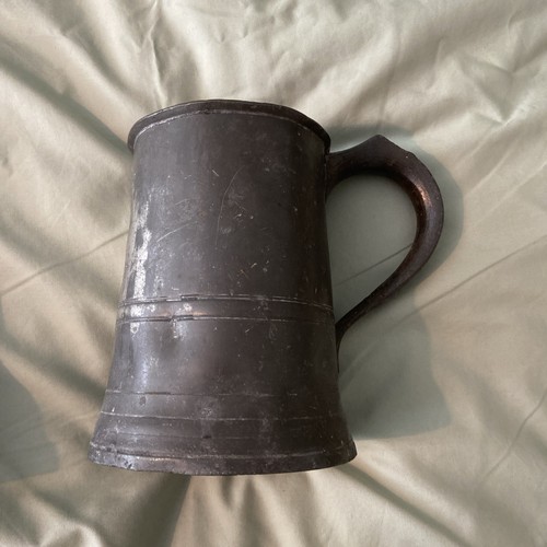 Pewter tankard quart measure - pewter,