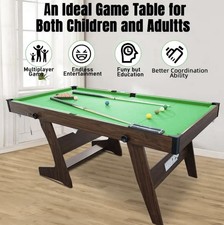 6FT Folding Pool Table Snooker