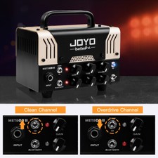 JOYO Mini Amp Head 20W Preamp 2 Channel Guitar Amplifier Hybrid Tube Opened