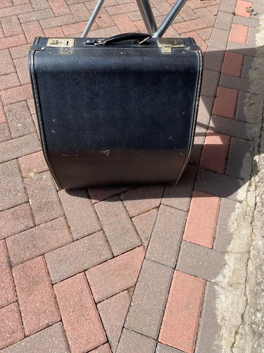 Black piano accordion case