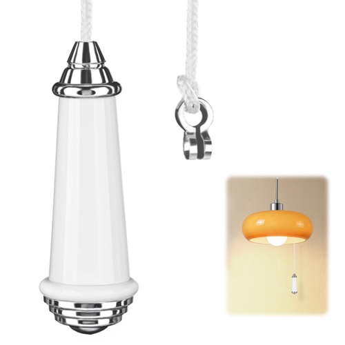 Ceramic bathroom light pull - ceramic,